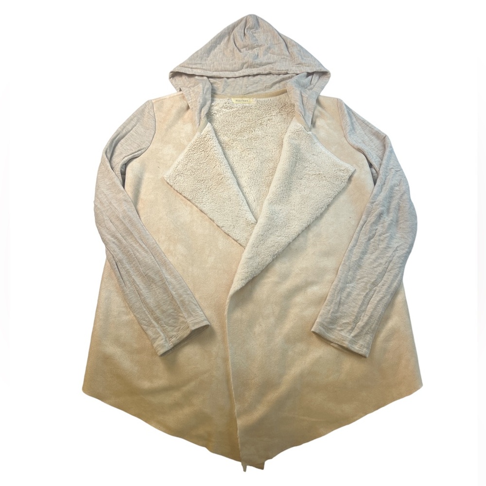 Market Hooded Furry Sweater S58-8